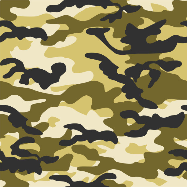 无缝矢量绿色迷彩图案。军队/制服/军队背景。用于面料、纺织、设计、广告横幅。图片下载