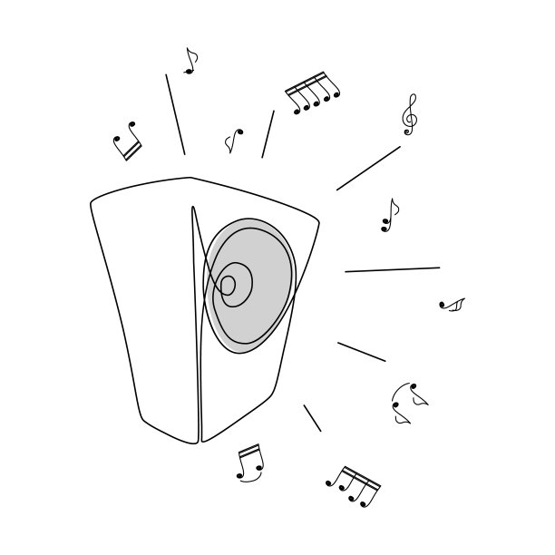 音乐扬声器图片下载
