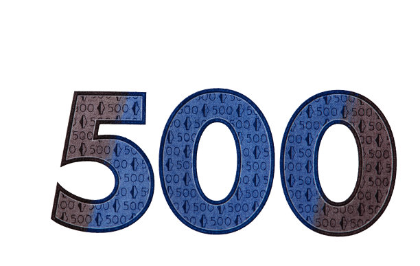 特写切割500格里夫尼亚银行科特在白色的背景图片下载