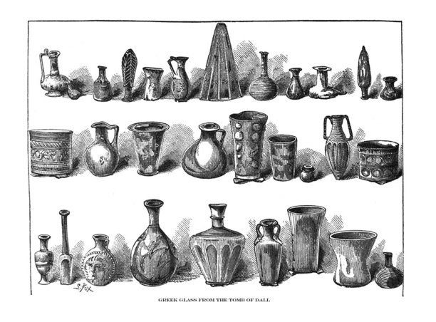 古代插图-希腊玻璃-从达尔的坟墓图片下载