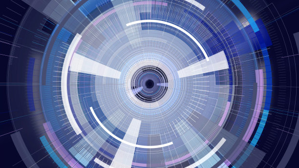 复杂抽象的未来几何。图片下载