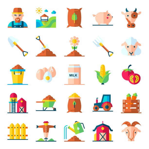 农业图标包图片下载