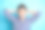 近距离的照片惊人的有趣，他他，他的大男子主义的白牙齿，手，手臂后面的头，健康的，清新的样子，休息日，假日，穿休闲的格子衬衫孤立的亮蓝色背景图片下载