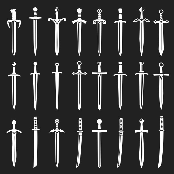 黑底剑图片下载