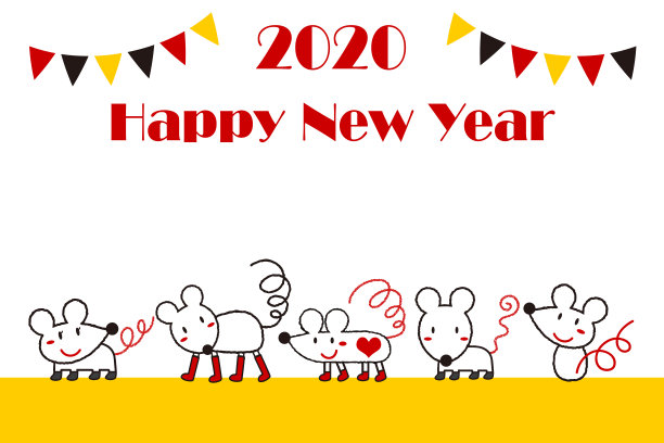 新年插画素材ID：339413088