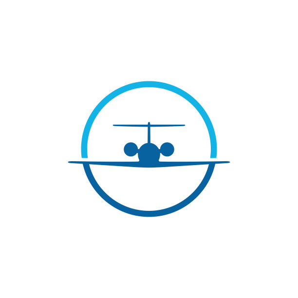 现代飞机旅行货物货运图标图片下载