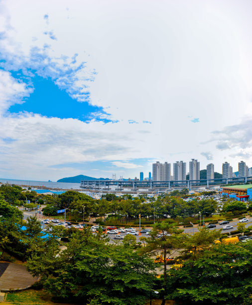 广安大桥垂直全景图图片下载