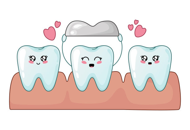 卡哇伊的牙科保健图片下载