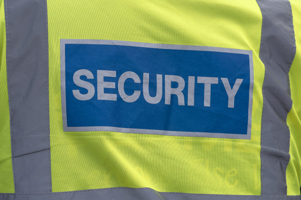 保安背心后视图图片下载