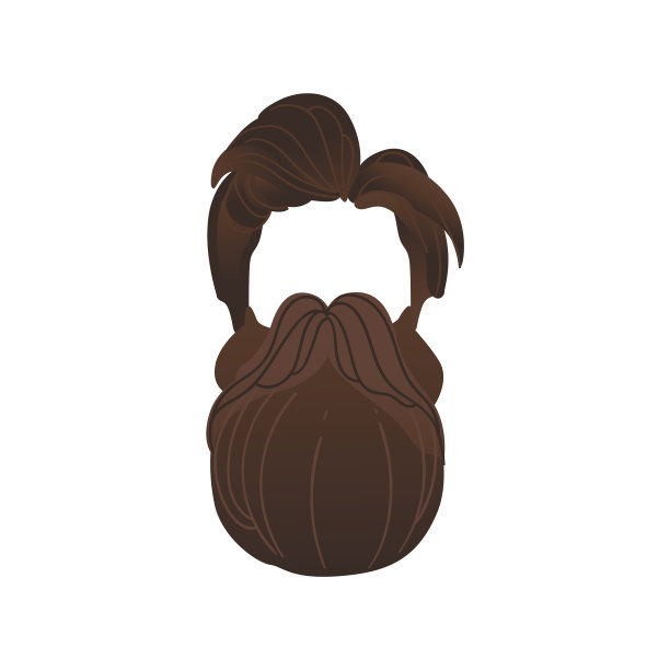 矢量海盗胡子照片亭道具服装图片下载