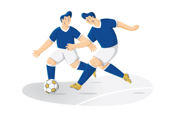 带球的足球运动员图片下载