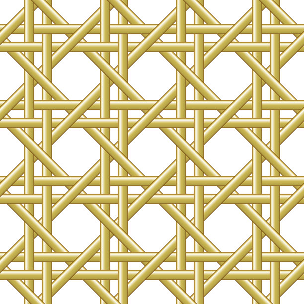 竹子编织。无缝编织篮纹纹理背景。矢量插图。图片下载