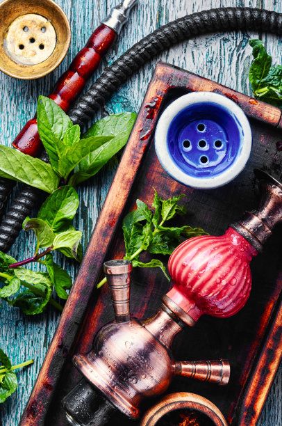 东水烟和绿薄荷图片下载