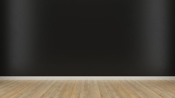 空房间墙面油漆混凝土木地板3d渲染纹理背景模板图片下载