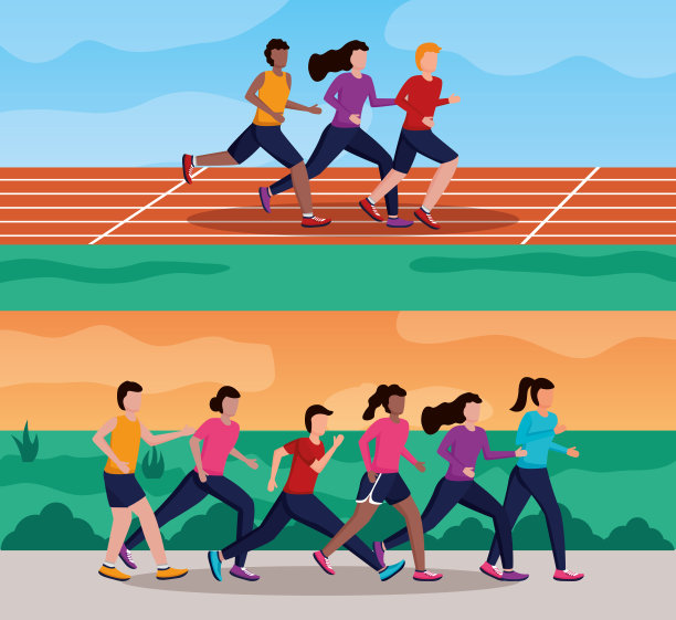 人跑步活动图片下载