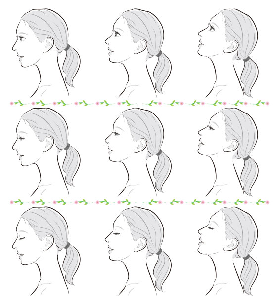 一个女人的面部表情图片下载
