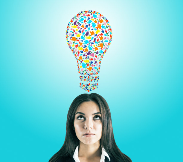 创意手势灯图片下载