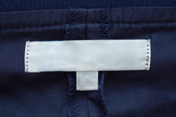 空白的白色衣服标签接近图片下载