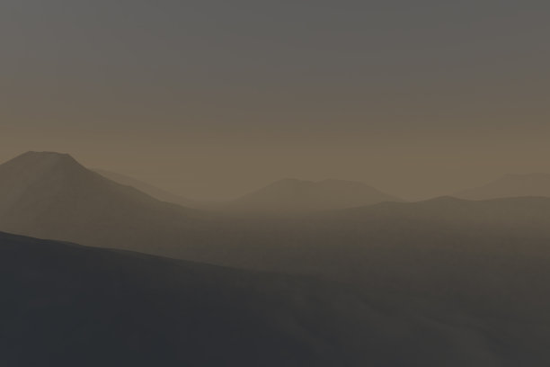 沙尘暴背景的3d渲染图片下载