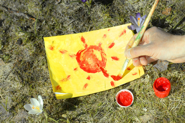 画出户外的阳光图片下载