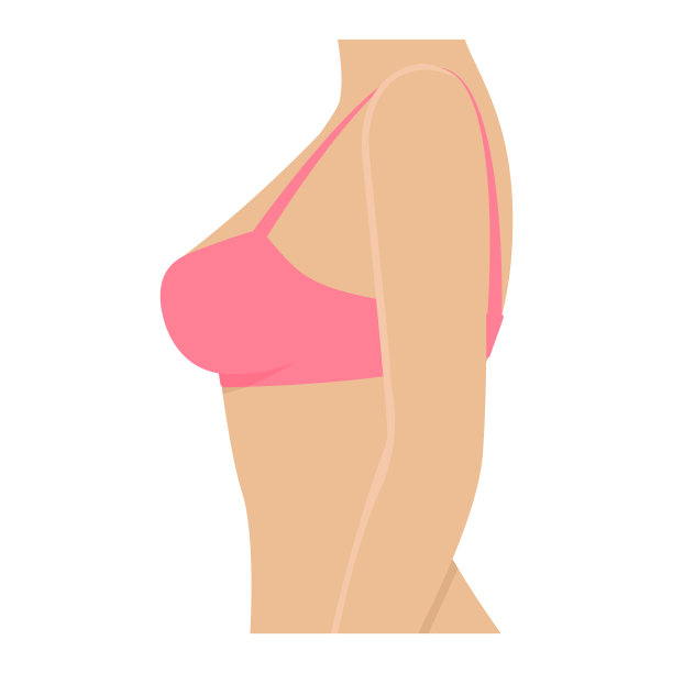 胸罩里的女性乳房图片下载