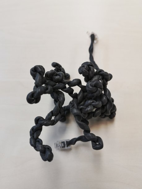 黑色卷绕电话线图片下载