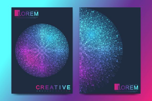 现代矢量模板的小册子，传单，传单，封面，横幅，目录，杂志，或年度报告A4大小。医疗保健封面模板设计。曼荼罗的医疗保健介绍图片下载