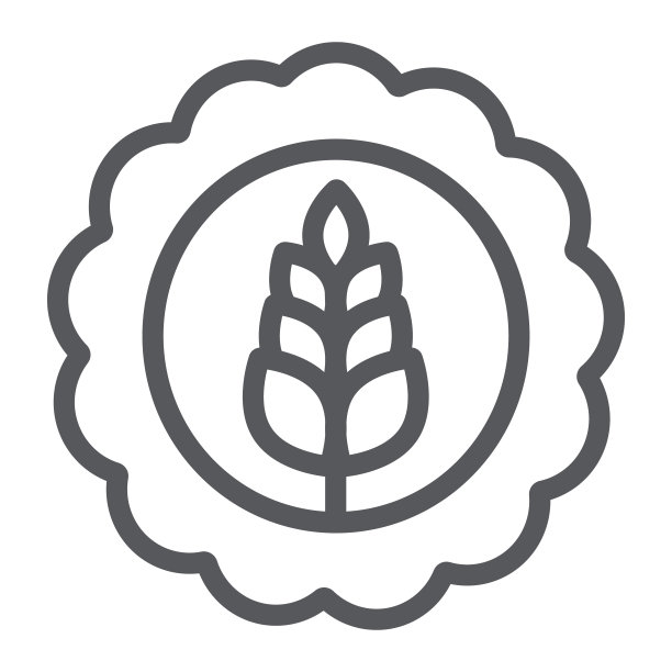 小麦bagage的线条图标，饮料和啤酒厂，工艺啤酒bagage标志，矢量图形，白色背景上的线性图案。图片下载