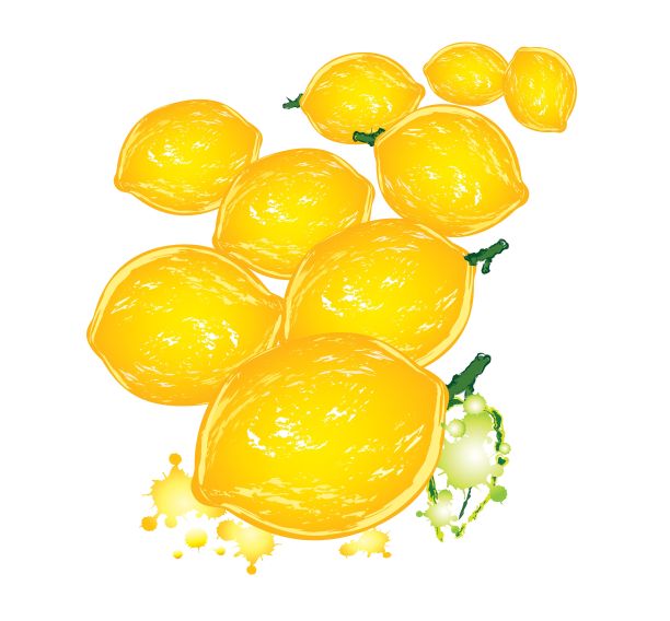 抽象的柠檬图片下载