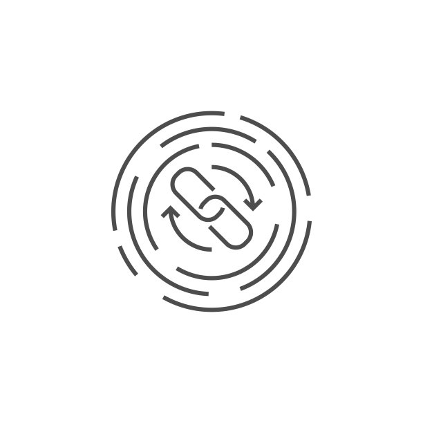 反向链接线路图标图片下载