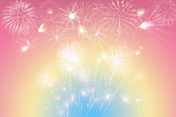 五彩缤纷的烟火图片下载