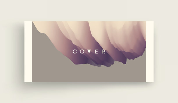 用颜色梯度覆盖设计模板。抽象的背景。现代模式。用于广告、营销、演示的三维矢量插图。图片下载