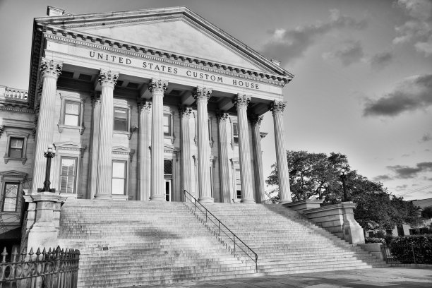 美国南卡罗来纳州查尔斯顿海关大楼。图片下载
