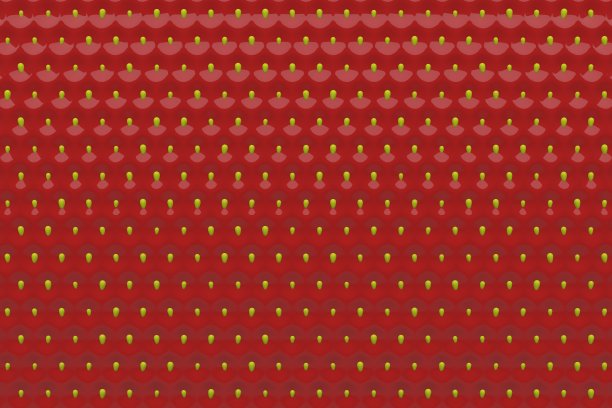 成熟草莓光泽的背景。三维渲染图片下载