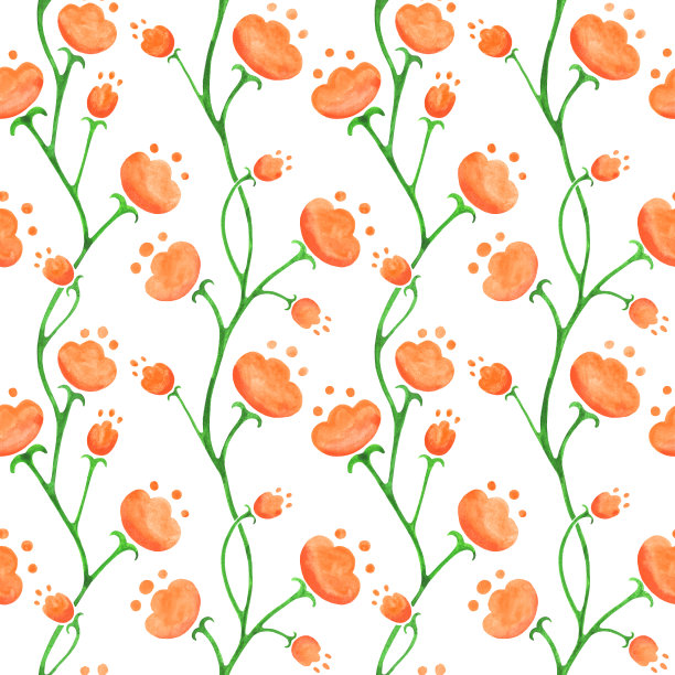 花卉无缝模式图片下载