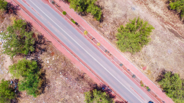 特奥蒂瓦坎及其周边地区的航拍照片图片下载