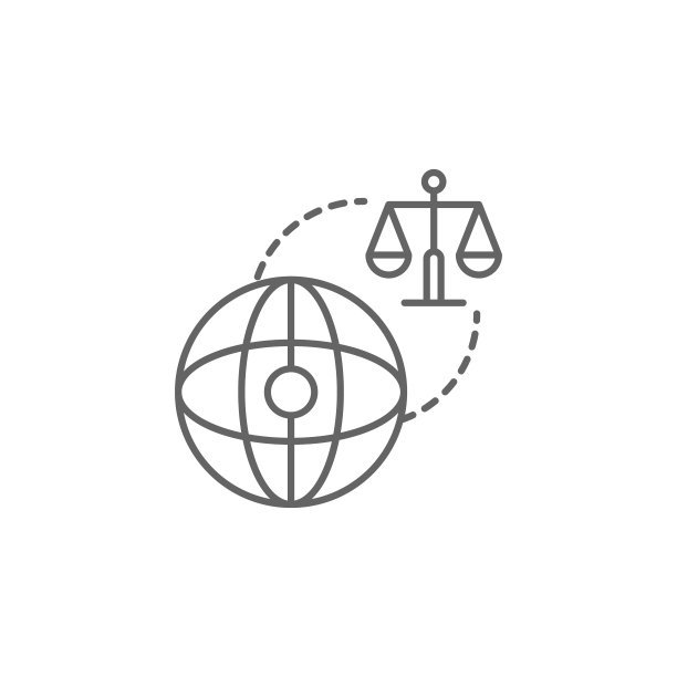 法律大纲图标。法律图示线性图标的元素。符号和向量可用于Web、徽标、移动应用程序、UI、UX图片下载