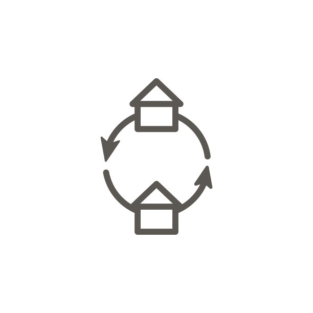 改变，交换，home，属性矢量图标。简单的元素插图从UI概念。改变，交换，home，属性矢量图标。房地产概念矢量插图。图片下载