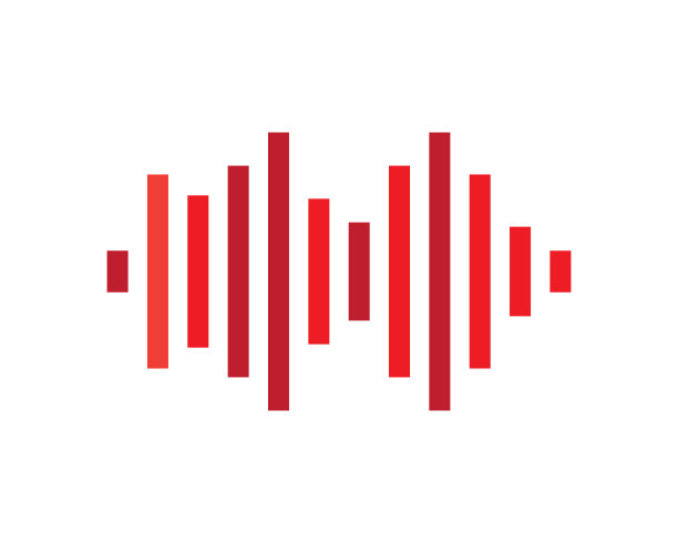 声波矢量图标插图设计图片下载