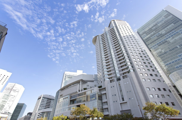 日本大阪的北区，又称梅田，是大阪的主要城市中心之一。它位于大阪和西梅田车站周围图片下载