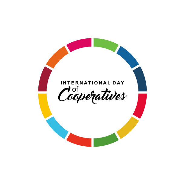 国际合作社日庆祝矢量模板设计插图图片下载