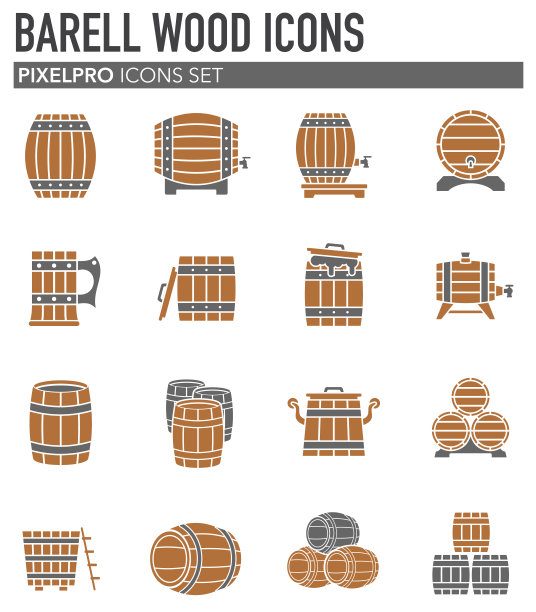 桶图标设置在图形和网页设计的背景。简单的说明。网站按钮或手机应用的互联网概念符号。图片下载