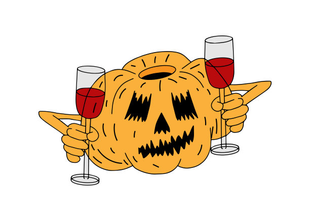 万圣节。南瓜“杰克灯”。图片下载