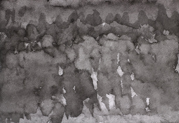 抽象水彩笔刷插画，当代水彩背景图片下载