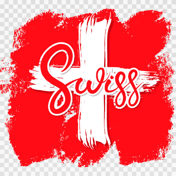 瑞士国庆日设计卡片图片下载