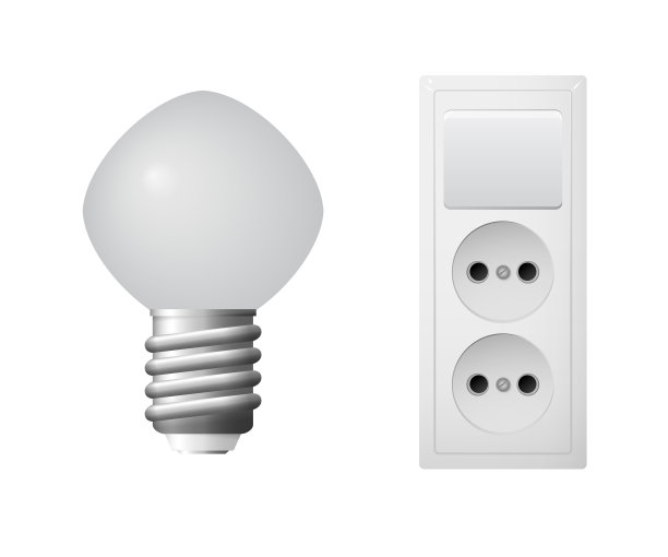 插座带插头，led灯泡。图片下载