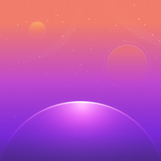 空间背景与抽象的形状和行星图片下载