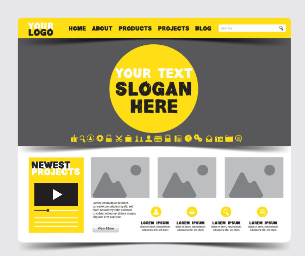 Web浏览器模板图片下载