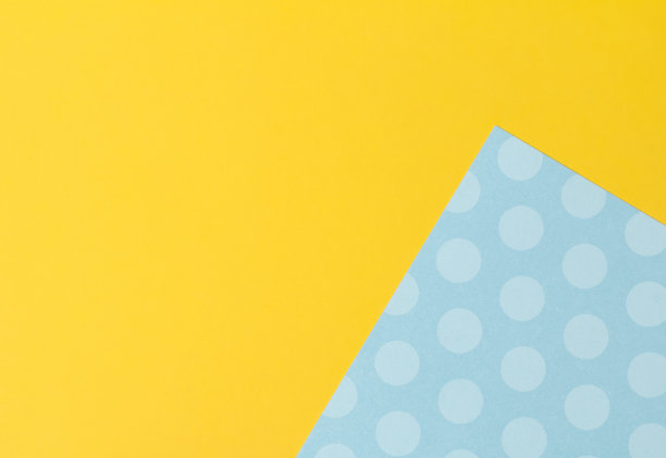 纹理背景的流行色:黄色，绿松石和几何图案图片下载