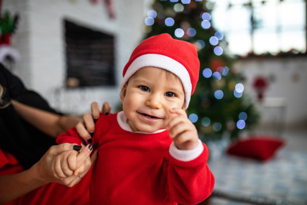 小圣诞老人的肖像图片下载